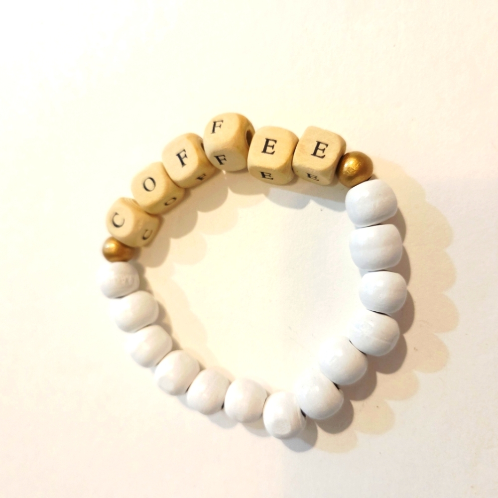 Coffee Beaded Bracelet